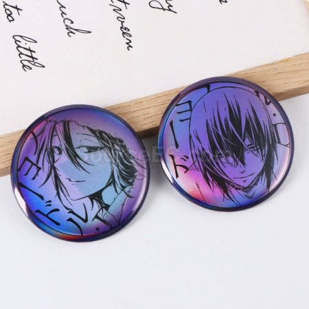 Customization Tinplate laser badge Corporate Gifts