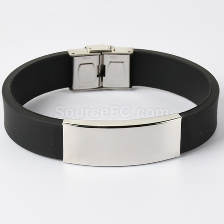 Customization Engraved Silicone Sports Bracelet Corporate Gifts