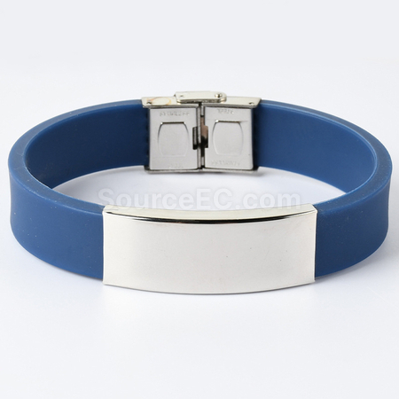 Customization Engraved Silicone Sports Bracelet Corporate Gifts