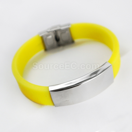 Customization Engraved Silicone Sports Bracelet Corporate Gifts