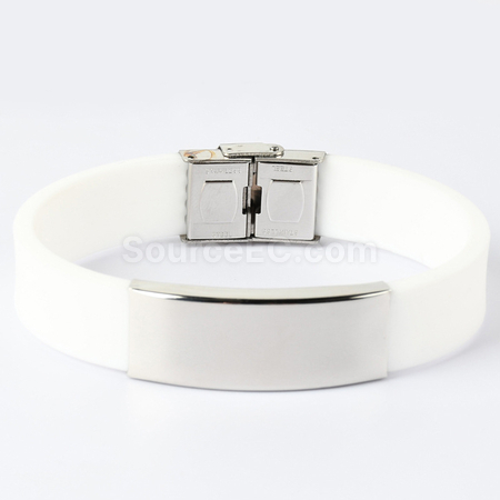 Customization Engraved Silicone Sports Bracelet Corporate Gifts