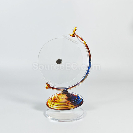 Customization Acrylic Badge Display Globe Stand Corporate Gifts