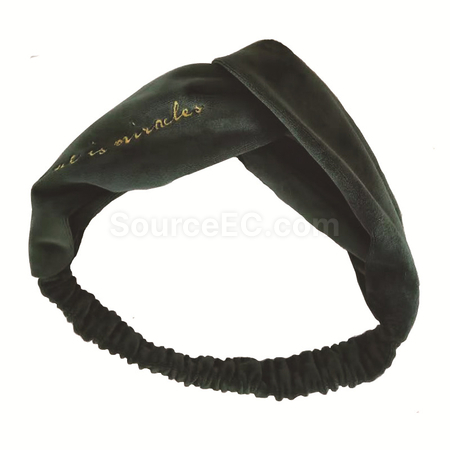 Customization Fashion Velvet Embroidered Headband Corporate Gifts