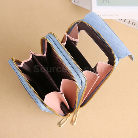 Customization PU Wallet With Touch Phone Bag Corporate Gifts