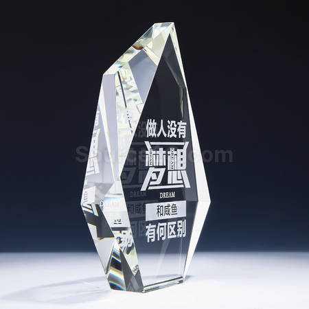 Customization Irregular Crystal Trophy Corporate Gifts