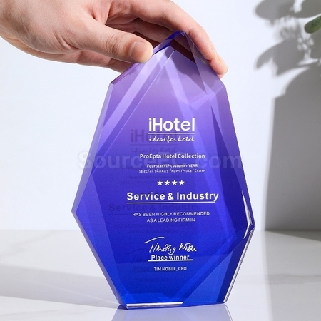 Customization Irregular Crystal Trophy Corporate Gifts