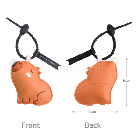 Customization PU animal decompression keychain pendant Corporate Gifts