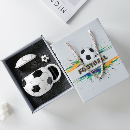 Customization Football Ceramic Mug Corporate Gifts