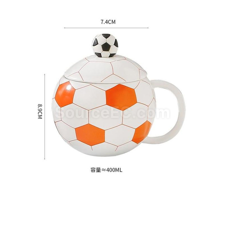 Customization Football Ceramic Mug Corporate Gifts