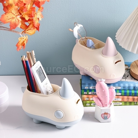 Customization Coin Bank And Pen Holder Corporate Gifts