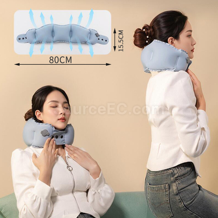 Customization Press Inflatable U-shaped Pillow Corporate Gifts