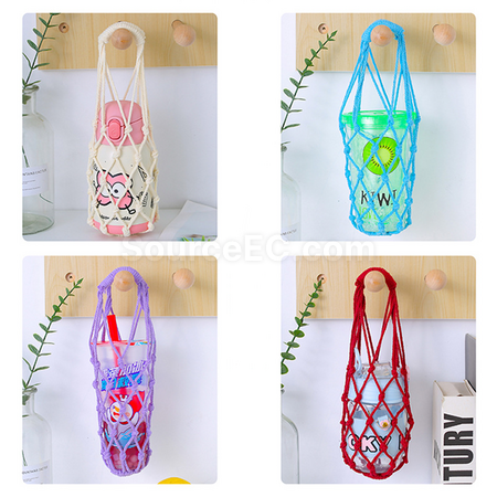 Customization Hand-Woven Water Cup Bag Corporate Gifts