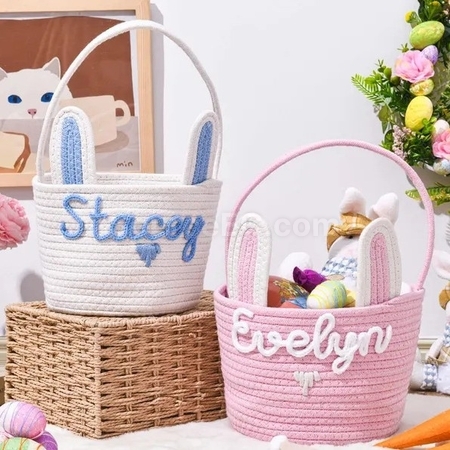 Customization Cotton Rope Woven Storage Basket Corporate Gifts