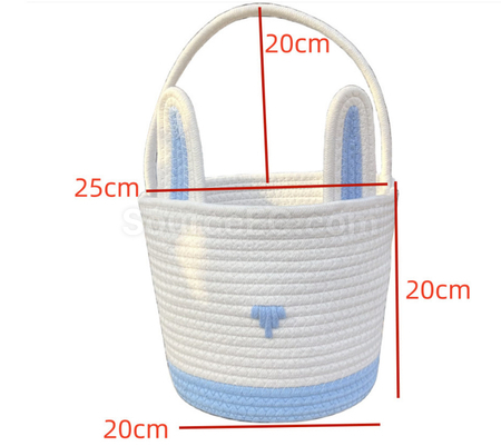 Customization Cotton Rope Woven Storage Basket Corporate Gifts