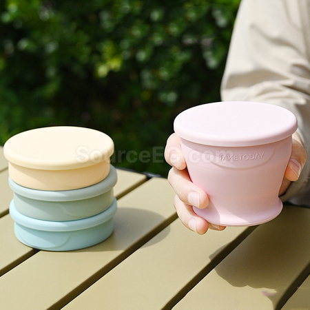 Customization 150ML Foldable Silicone Cup Corporate Gifts