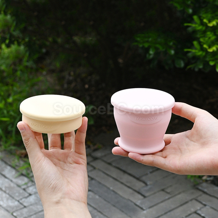 Customization 150ML Foldable Silicone Cup Corporate Gifts