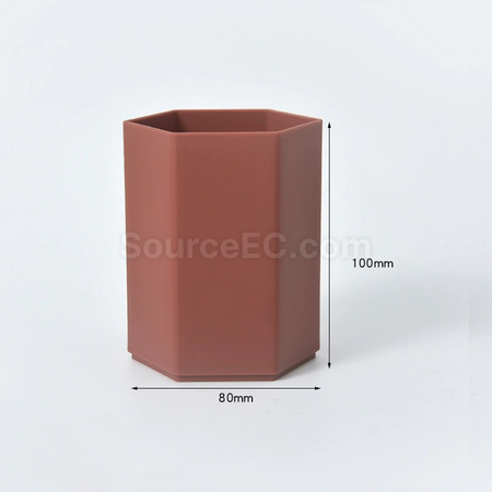 Customization Large Capacity Hexagonal Pen Holder Corporate Gifts
