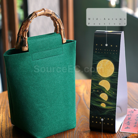 Customization Bamboo Felt Gift Bag Corporate Gifts