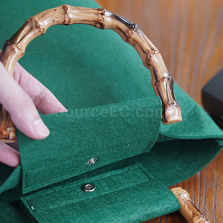 Customization Bamboo Felt Gift Bag Corporate Gifts