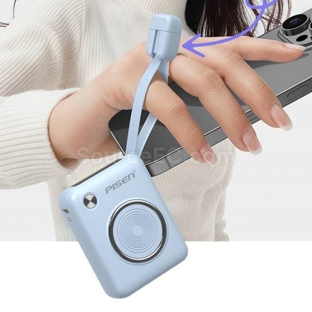 Customization Fast Charging Comes With A Dual Line Mini Power Bank Corporate Gifts