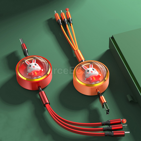 Customization Three In One Data Cable Corporate Gifts