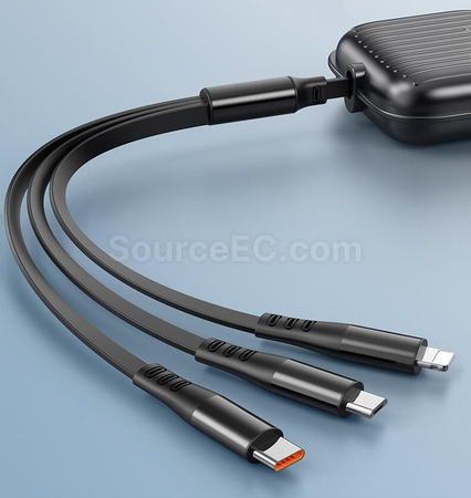 Customization Three In One Data Cable Corporate Gifts
