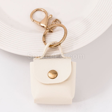 PU Coin Purse Keychain