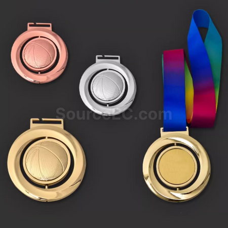 Customization Basketball Metal Medal Corporate Gifts