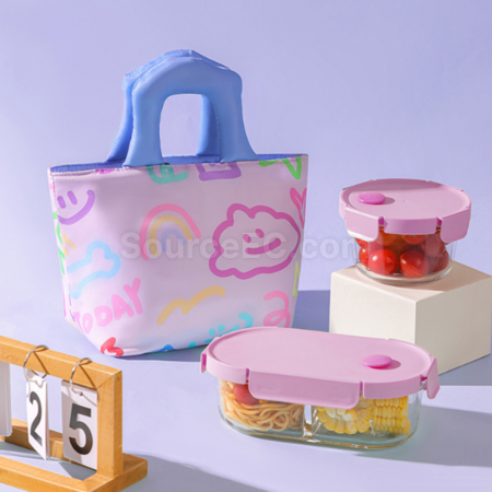 Customization Large Capacity Insulated Lunch Box Tote Bag Corporate Gifts