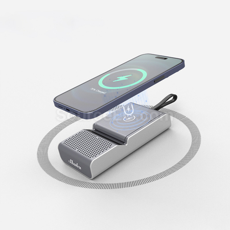 Customization 3 in 1 Bluetooth Speaker (Speaker + Magnetic Powerbank + Phone Stand) Corporate Gifts