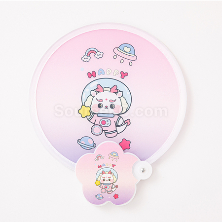 Customization Flower Folding Advertising Fan Corporate Gifts