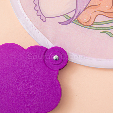Customization Flower Folding Advertising Fan Corporate Gifts