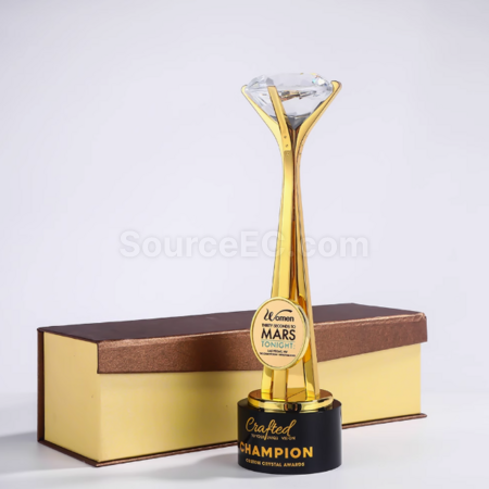 Customization Diamond Metal Trophy Corporate Gifts