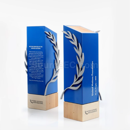 Customization Metal Wheat Ear Trophy Corporate Gifts