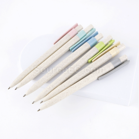 Customization Wheat straw pen Corporate Gifts