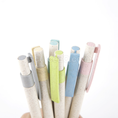 Customization Wheat straw pen Corporate Gifts