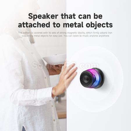 Customization 2 - in - 1 Magnetic Wireless Bluetooth Speaker Corporate Gifts