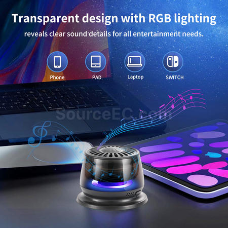 Customization 2 - in - 1 Magnetic Wireless Bluetooth Speaker Corporate Gifts