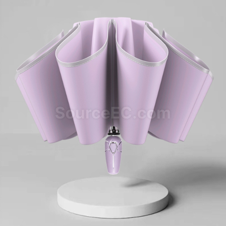 Customization Eggshell Handle Fully Automatic Folding Umbrella Corporate Gifts
