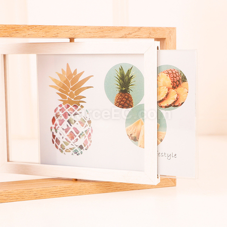 Customization Rotating Wooden Photo Frame Corporate Gifts