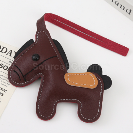 Customization PU Leather Pony Pendant Corporate Gifts
