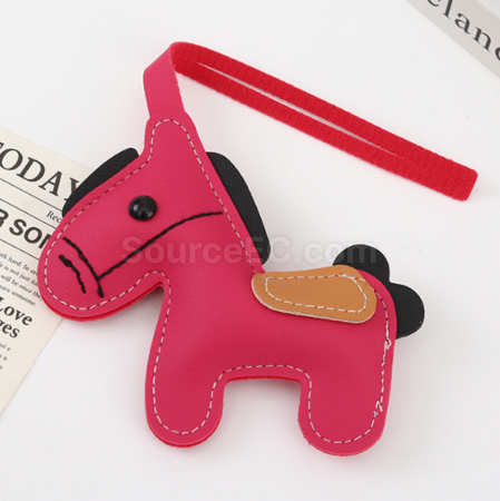 Customization PU Leather Pony Pendant Corporate Gifts