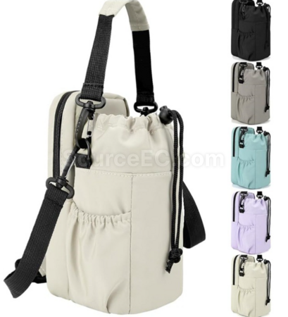 Customization Portable Crossbody Insulated Water Bottle Bag Corporate Gifts