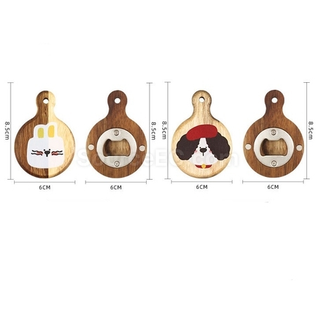 Customization Solid wood refrigerator with bottle opener Corporate Gifts