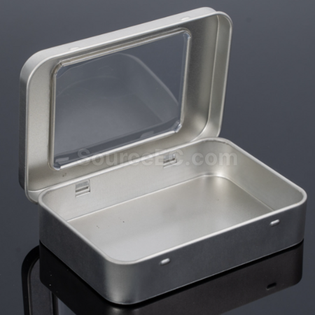 Customization Square tin boxes with or without windows Corporate Gifts