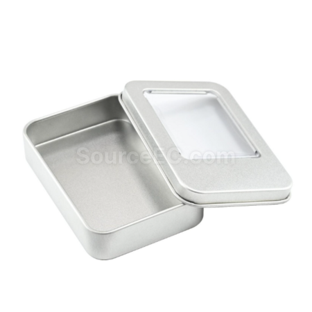 Customization Square tin boxes with or without windows Corporate Gifts