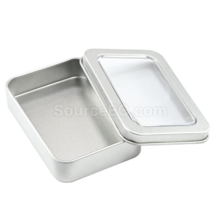 Customization Square tin boxes with or without windows Corporate Gifts