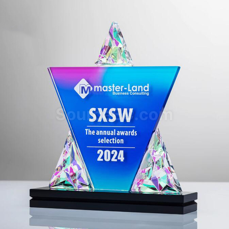 Plated Crystal Award