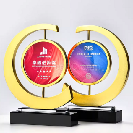 Customization Rotatable Crystal Trophy Corporate Gifts
