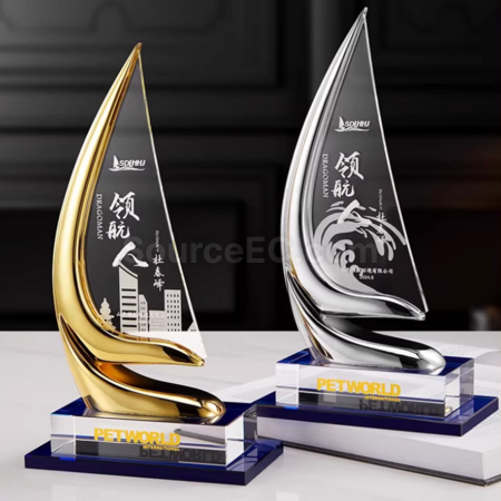Customization Sailing Trophy Corporate Gifts